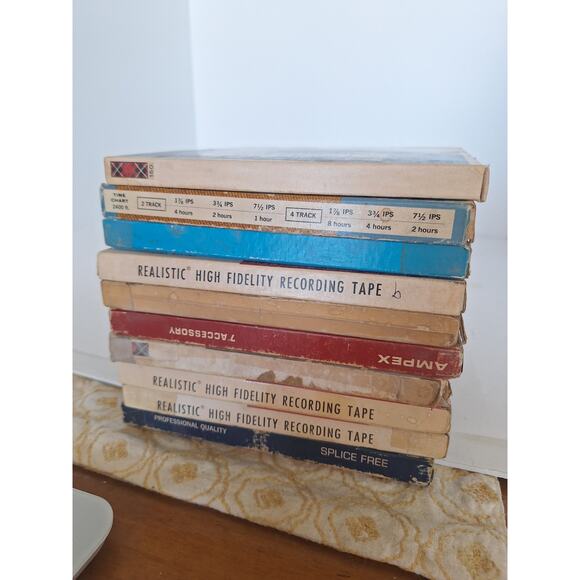 Bundle B – Baez Donovan Collins Lightfoot Folk Reel-to-Reel Lot (10 Tapes) - Picture 1 of 16